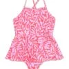 Girls' Bella One Piece Swimsuit (Baby) 1 Girls' Bella One Piece Swimsuit (Baby) -Swimming Equipment Store 7717054578856 sugarcoral 1a