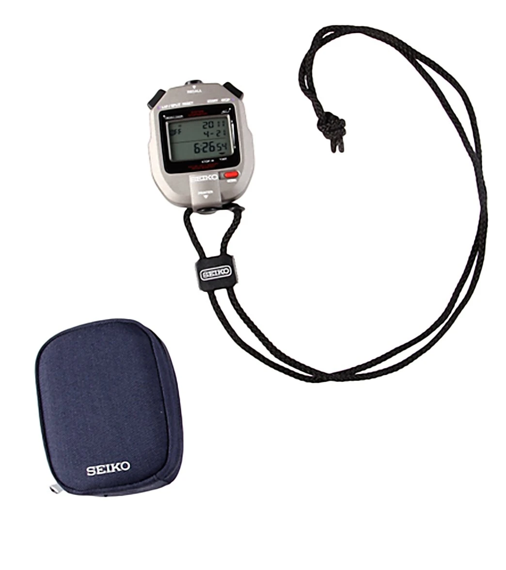 Seiko 300 Lap Memory Stopwatch W/Printer Port 3 Seiko 300 Lap Memory Stopwatch W/Printer Port