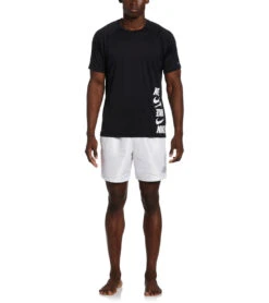 Nike Men's Hydro Short Sleeve Swim Shirt 9 Nike Men's Hydro Short Sleeve Swim Shirt -Swimming Equipment Store 7761617191080 black 3a