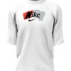 Nike Boys' Ripped Hydro Short Sleeve Rashguard (Big Kid) 1 Nike Boys' Ripped Hydro Short Sleeve Rashguard (Big Kid) -Swimming Equipment Store 7763490767016 white 1a