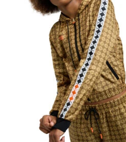 Arena Woman's 50th Anniversary Cropped Hooded Jacket -Swimming Equipment Store 7769066963112 blackmultiblackwhite 12a