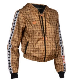 Arena Woman's 50th Anniversary Cropped Hooded Jacket -Swimming Equipment Store 7769066963112 blackmultiblackwhite 15a