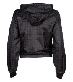 Arena Woman's 50th Anniversary Cropped Hooded Jacket -Swimming Equipment Store 7769066963112 blackmultiblackwhite 8a