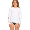 Volcom Girls' Simply Core Long Sleeve Rashguard (Big Kid) -Swimming Equipment Store 7774940561576 candyapple 1a